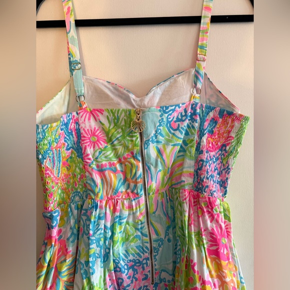 Lilly Pulitzer Colorful Floral Sundress size 14 - Picture 4 of 5